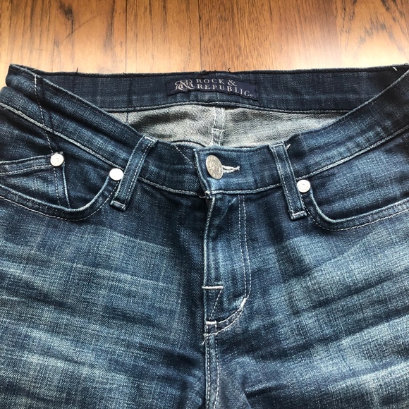 Rock & Republic Kasandra boot cut jeans size 28 - Picture 5 of 7